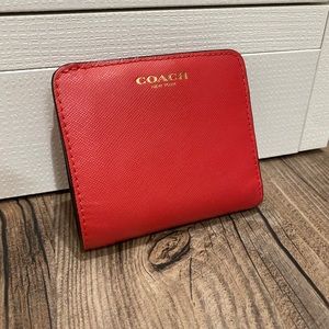 Coach Leather Trifold Wallet